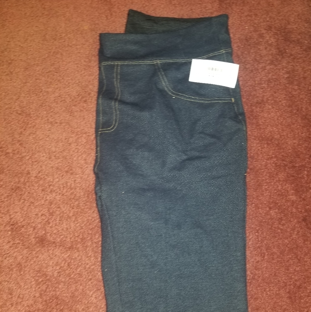 1X  Spanx denim leggings